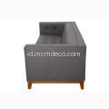 Rangka Kayu Kain Wol Atwood Sofa